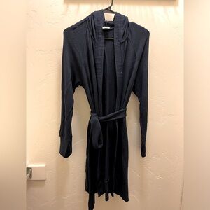 Soma Intimates Open Front Hooded Belted Cardigan